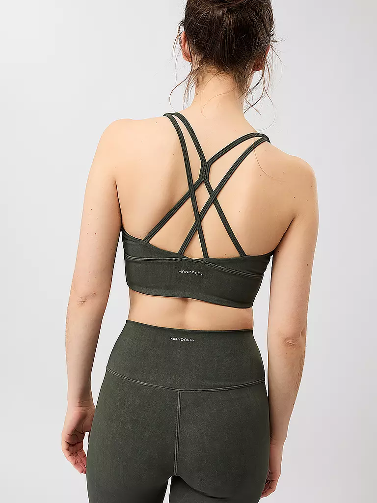 MANDALA | Reggiseno sportivo da donna Mono Printed a supporto medio |