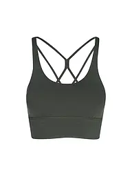 MANDALA | Reggiseno sportivo da donna New Studio a supporto medio | Verde scuro