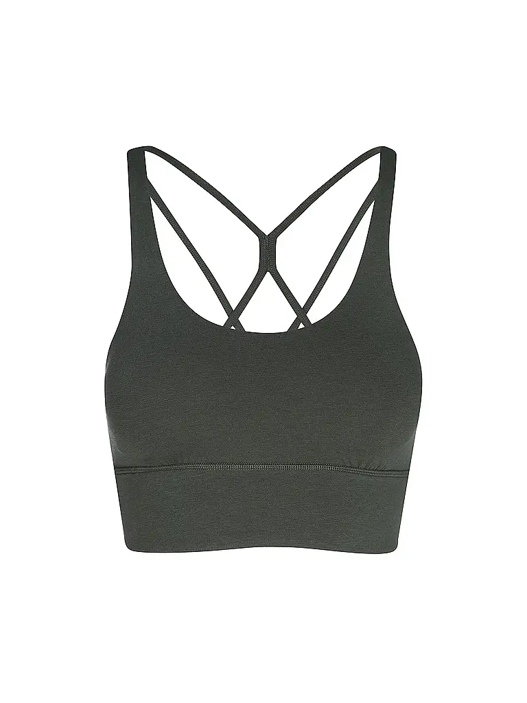 MANDALA | Reggiseno sportivo da donna New Studio Medium Support | Verde scuro