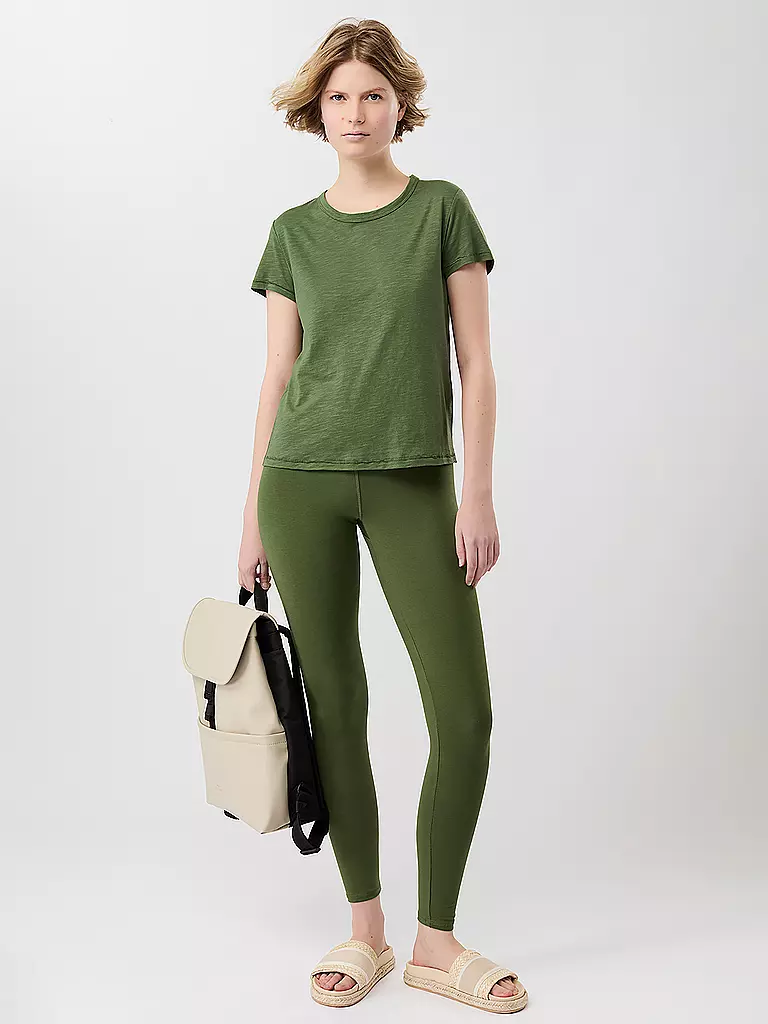 MANDALA | Yogashirt da donna Rest Recovery | Verde scuro