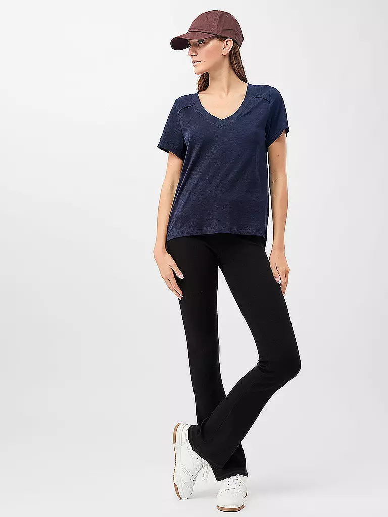 MANDALA | Yogashirt da donna The New V-Neck | Blu scuro