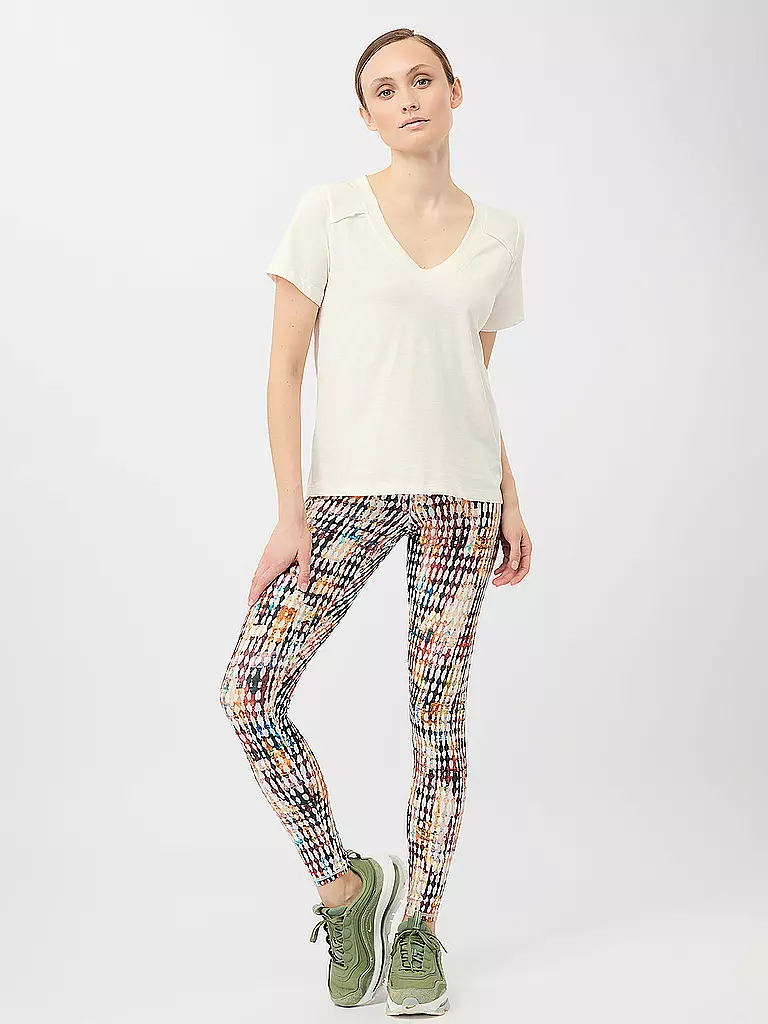 MANDALA | Yogashirt da donna The New V-Neck | Bianco