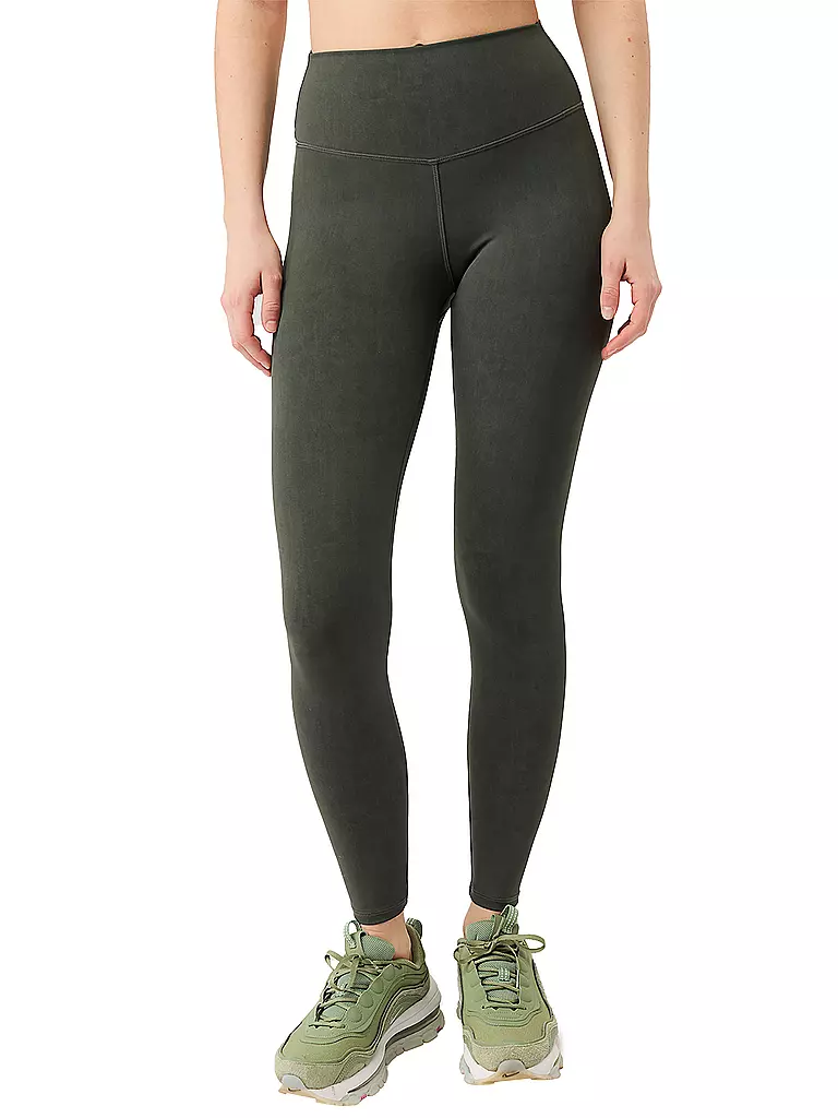 MANDALA | Yogatight da donna Mono Printed | Verde scuro