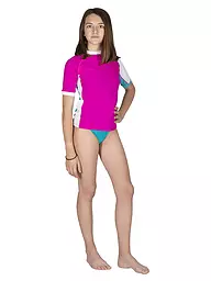 MARES | Mädchen Rashguard Shield | Fucsia