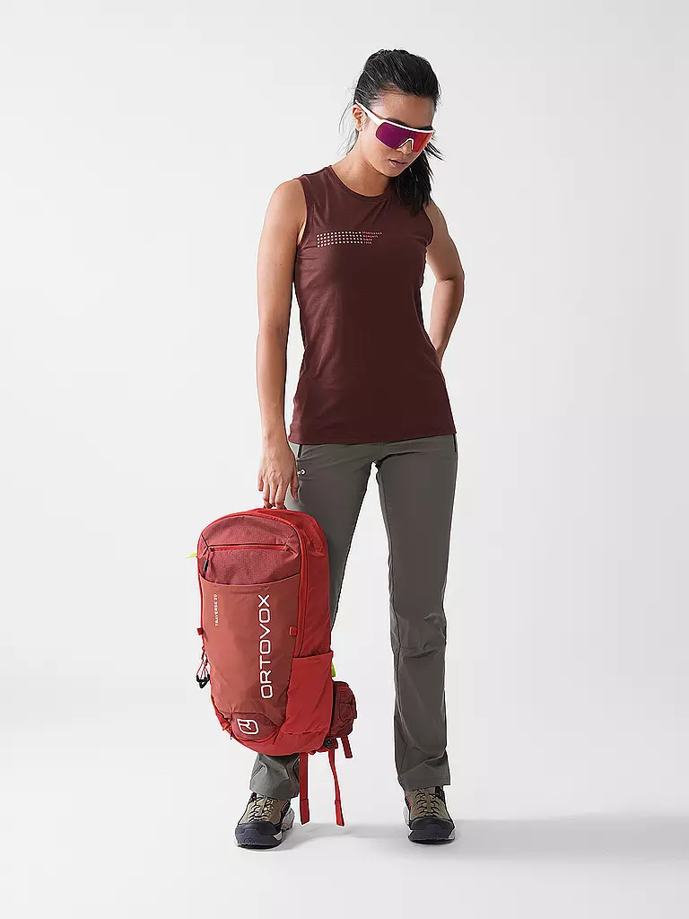 MARTINI | Canotta funzionale da donna Highventure | Rosso scuro