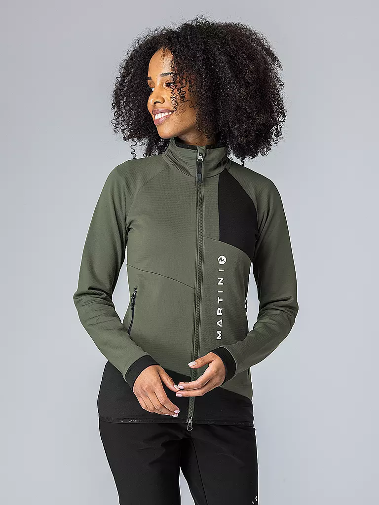 MARTINI | Damen Fleecejacke Argon | Oliva