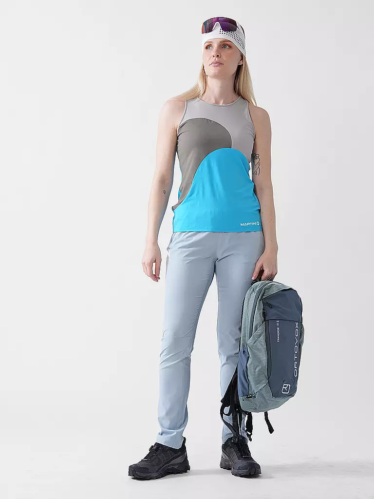MARTINI | Damen Funktionstank Hillclimb | Blu chiaro