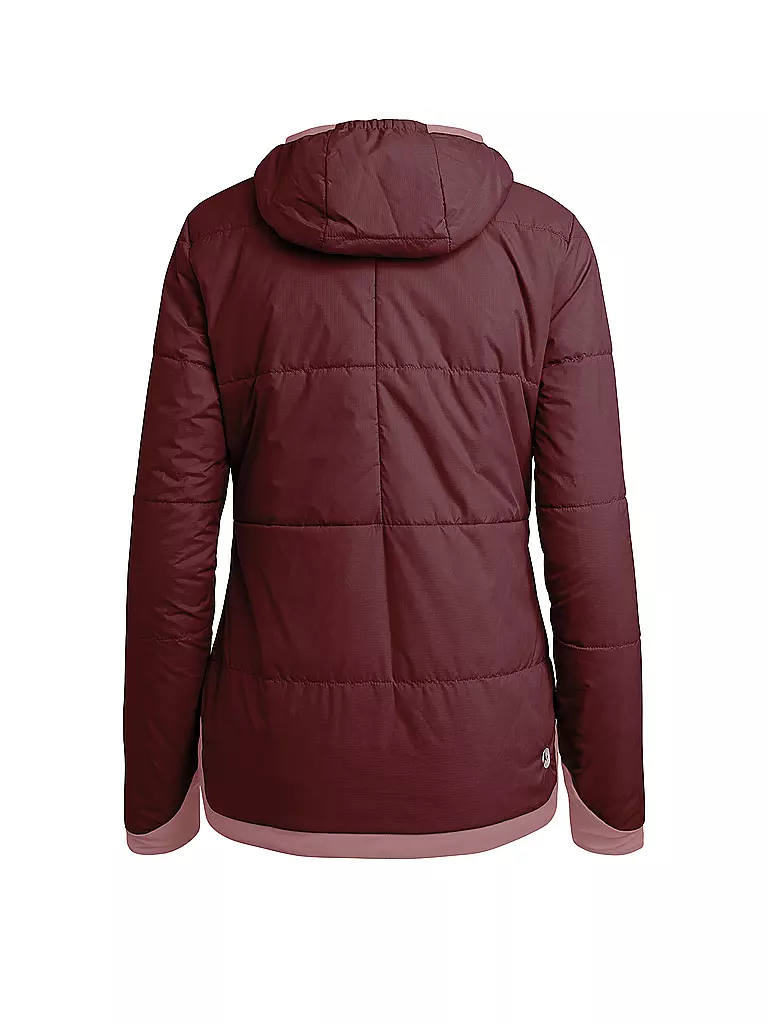 MARTINI | Damen Hybridjacke Vesuv Hoodie | Rosso scuro
