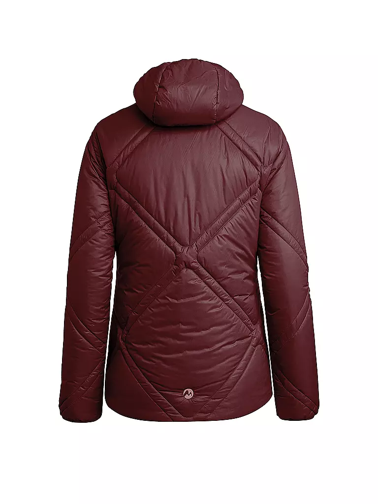 MARTINI | Damen Isojacke Broad Peak Hoodie | Rosso scuro