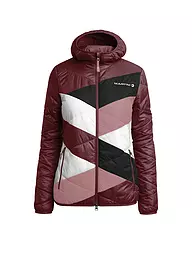 MARTINI | Damen Isojacke MTN Cook Hoodie | Rosso scuro