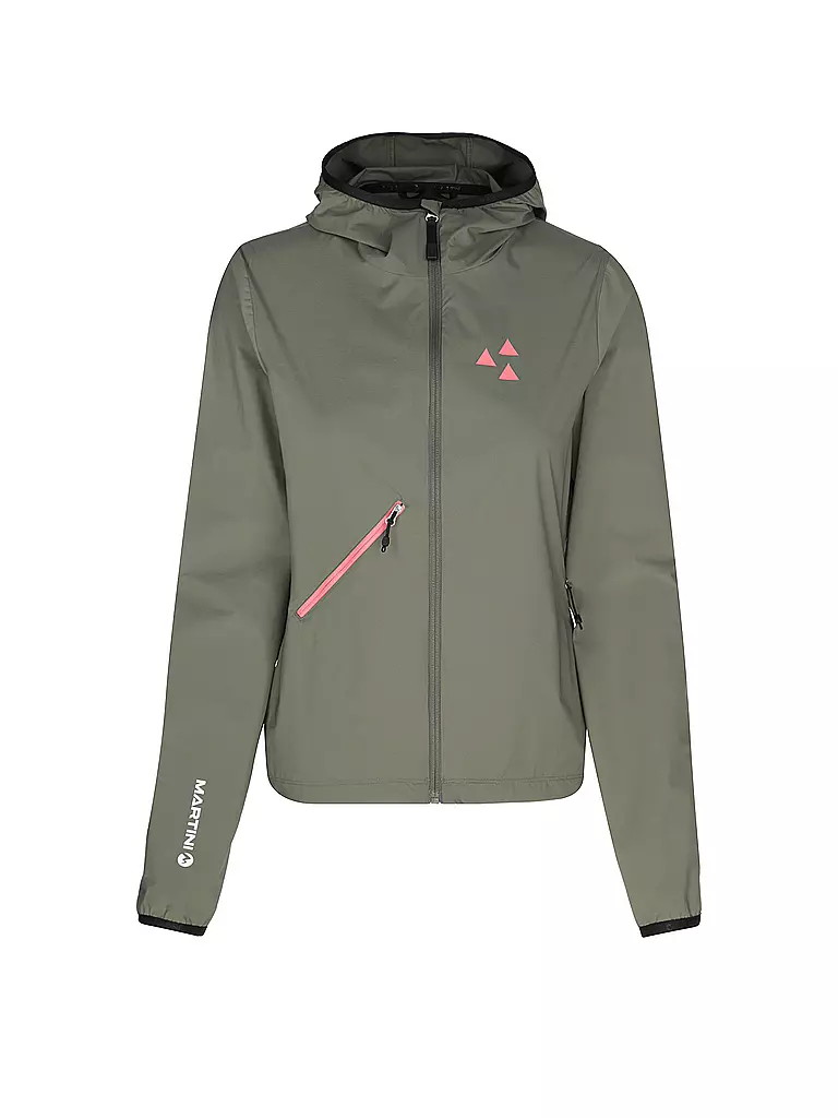 MARTINI | Giacca ibrida softshell da donna Trektech con cappuccio | Oliva