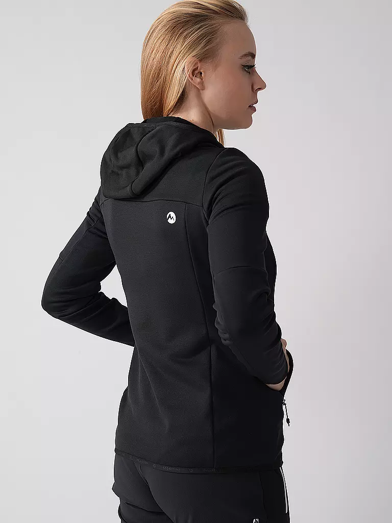 MARTINI | Giacca in pile da donna Recharge Hoodie | Nero