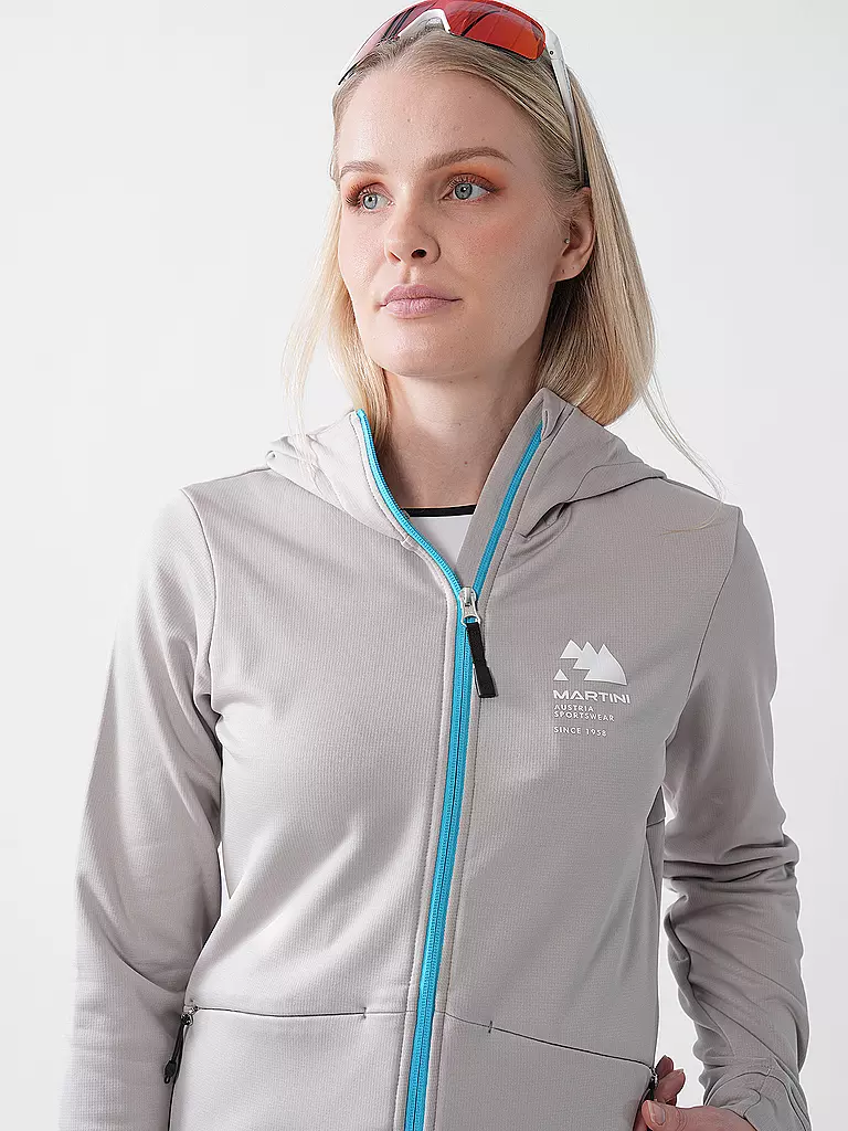 MARTINI | Giacca in pile da donna Sunrise Hoodie | Grigio