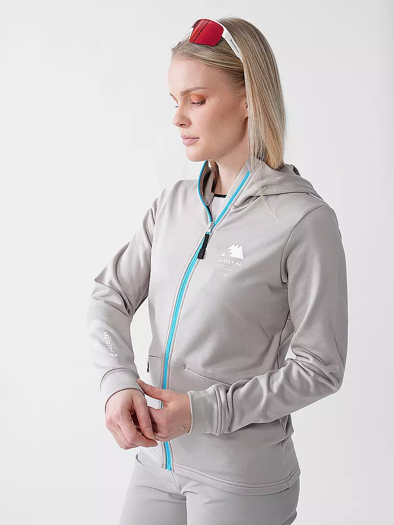MARTINI | Giacca in pile da donna Sunrise Hoodie | Grigio