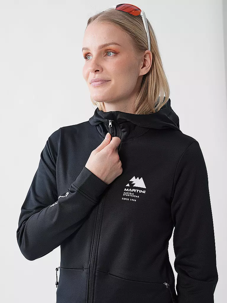 MARTINI | Giacca in pile da donna Sunrise Hoodie | Nero