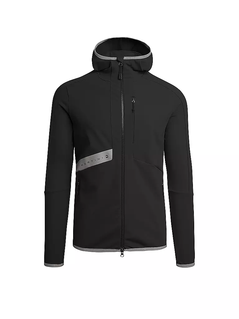 MARTINI | Herren Fleecejacke Feel Free Hoodie | Nero