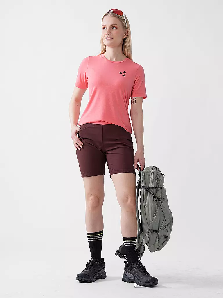 MARTINI | Short da trekking da donna Alpmate | Rosso scuro