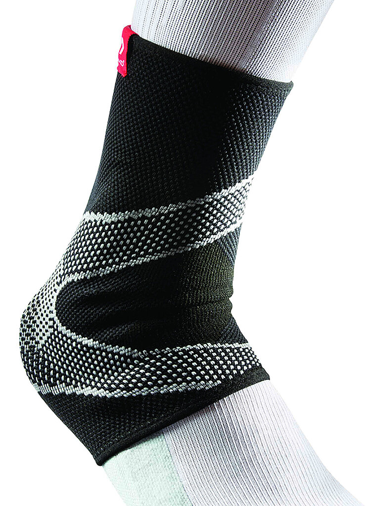 Fascia per caviglia con supporti in gel nero M