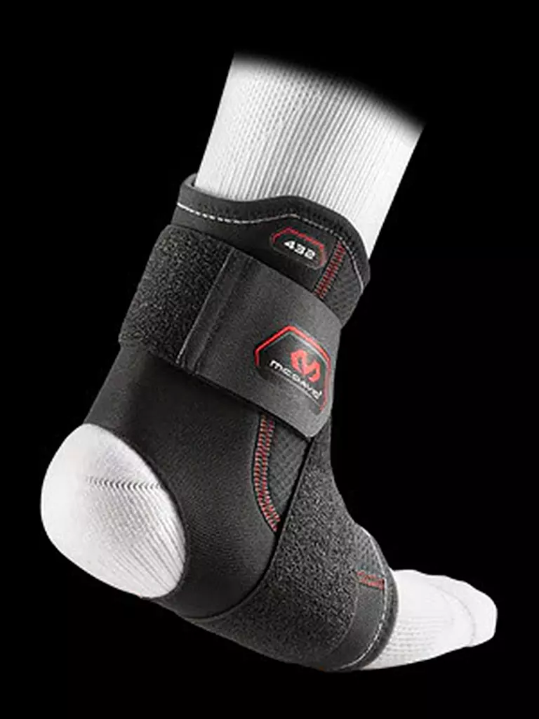 MC DAVID | Cavigliera di supporto con cinturino | Nero