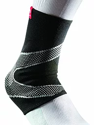 MC DAVID | Fascia per caviglia con supporti in gel | Nero