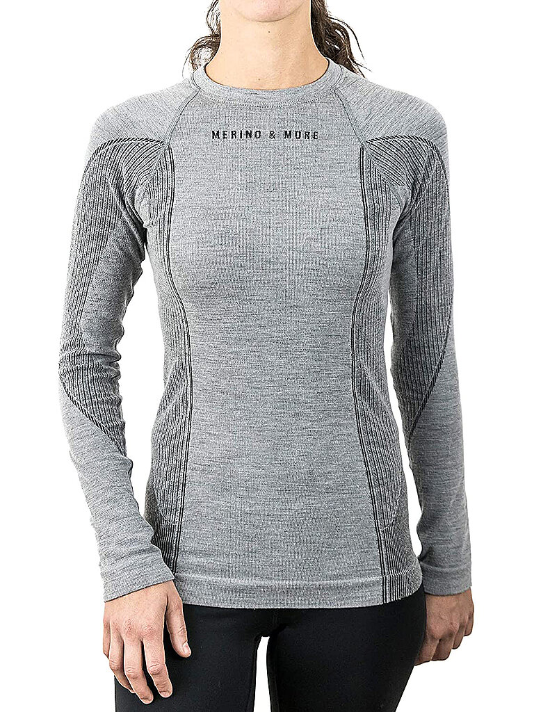 Maglia funzionale a maniche lunghe da donna grigio XL
