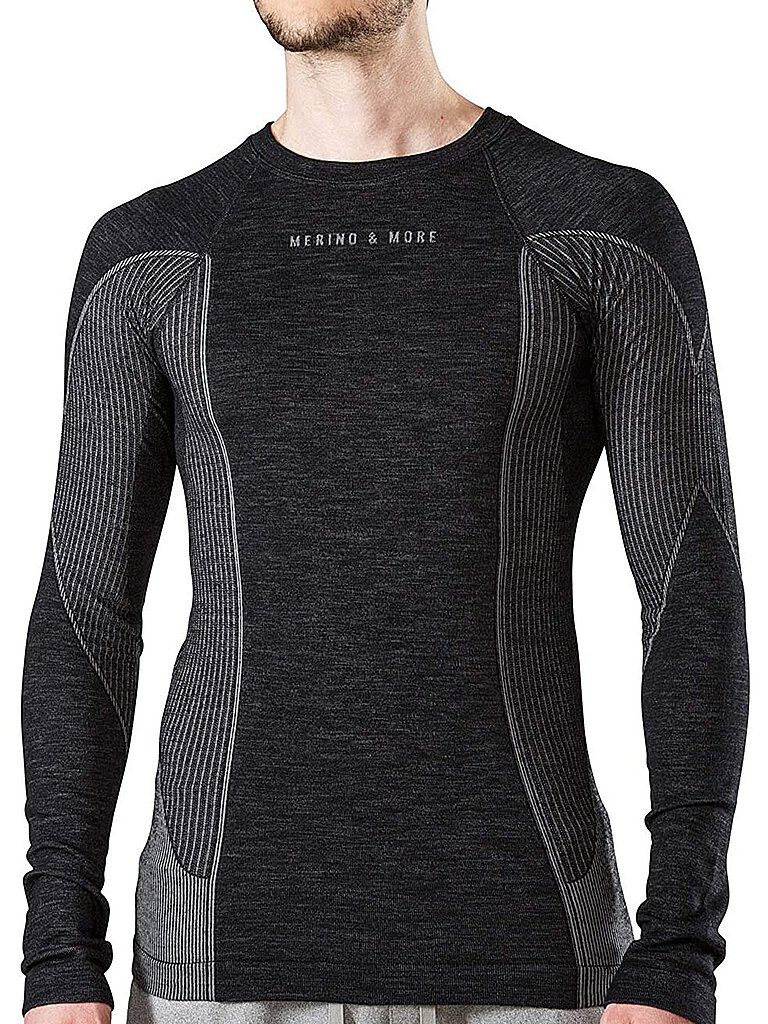Maglia funzionale a maniche lunghe da uomo nero M