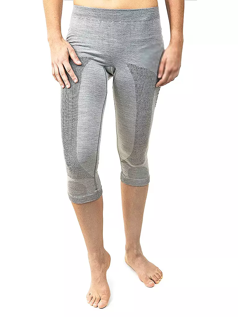MERINO & MORE | Biancheria intima termica da donna 3/4 | Grigio