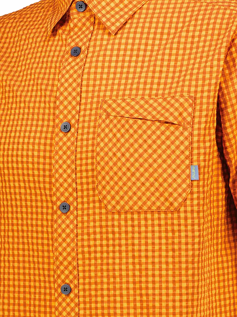 MERU |  Herren Wanderhemd Egio  | Arancione