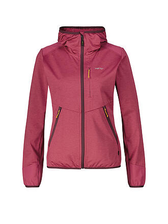 MERU | Giacca in pile da donna Silkeborg Stretch con cappuccio