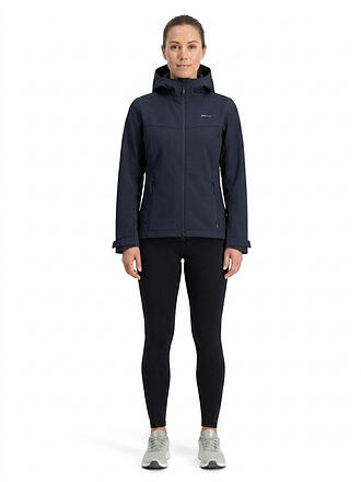 MERU | Giacca Softshell da Donna Bordeaux Hoodie