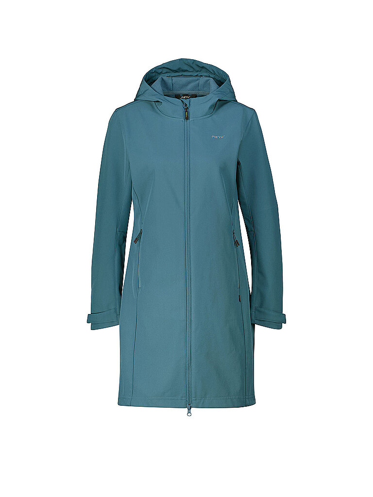 Cappotto softshell invernale da donna Touloluse con cappuccio petrolio 38