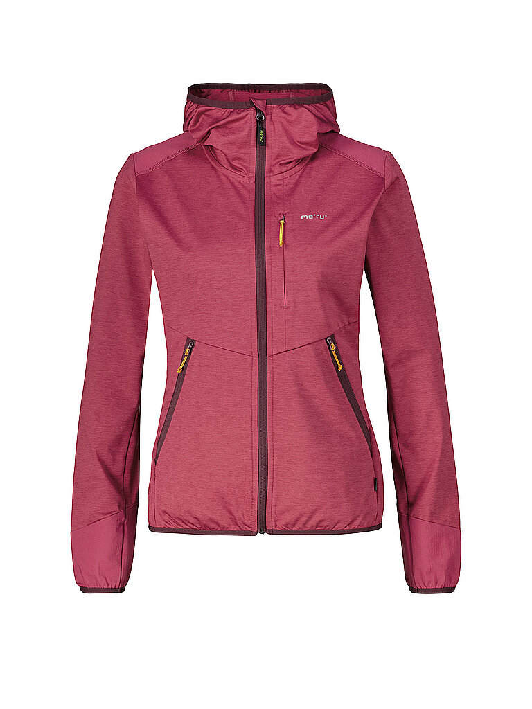 Giacca in pile da donna Silkeborg Stretch con cappuccio bacca 38