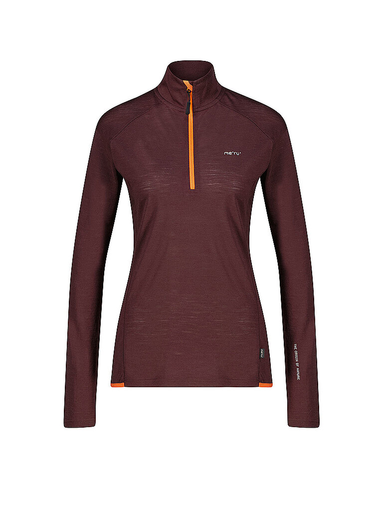 Zipshirt funzionale da donna Vordingborg marrone 38