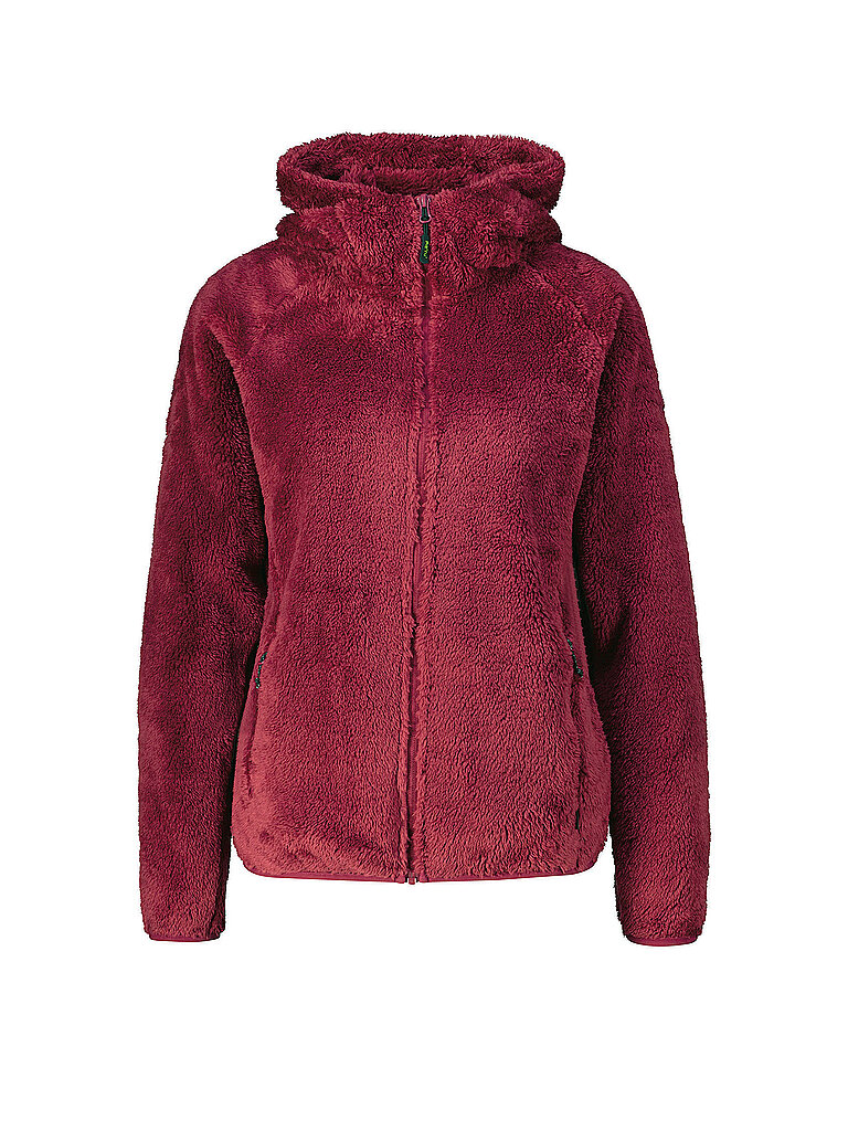 Giacca in pile da donna Roxburgh con cappuccio bacca L