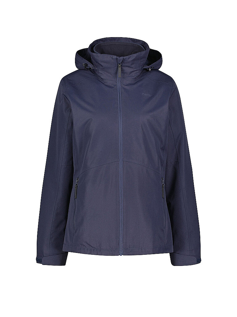Giacca da trekking da donna Bedford 2in1 con cappuccio blu 34