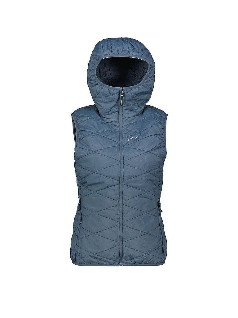 Gilet isolante da donna Ithari con cappuccio reversibile blu L