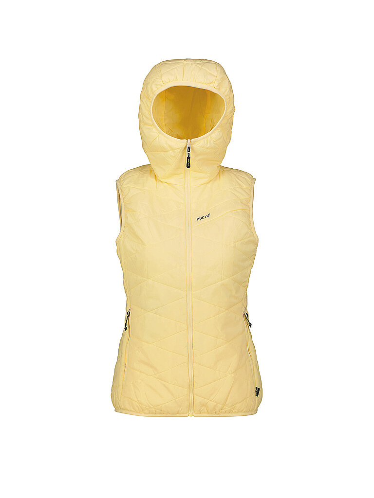 Gilet isolante da donna Ithari con cappuccio reversibile crema XL