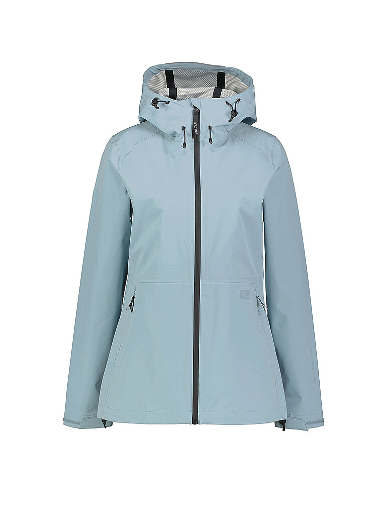 Giacca da trekking da donna Amarante 3L con cappuccio azzurro 38