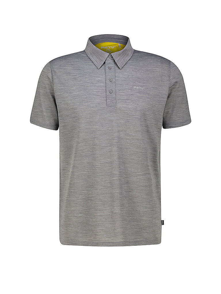 Polo funzionale da uomo Monforte Woolmix grigio S