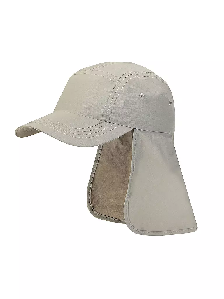 MERU | Cappellino da trekking con protezione per il collo 50+ | Oliva