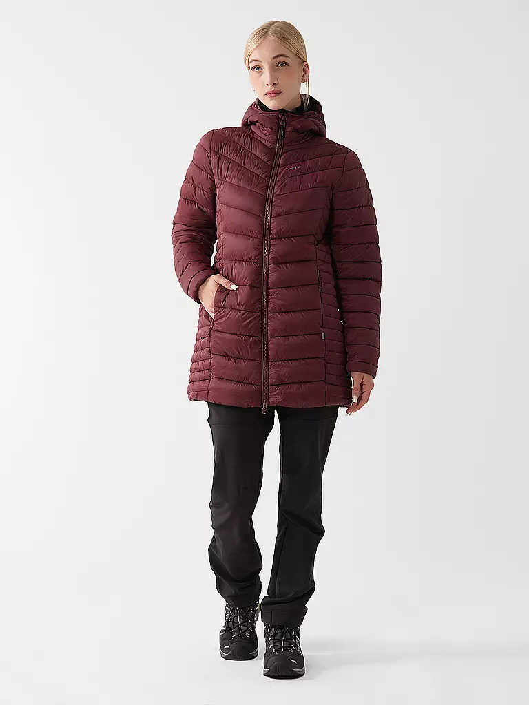MERU | Cappotto invernale da donna Cold Bay | Rosso scuro