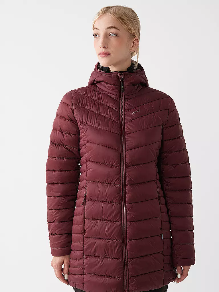 MERU | Cappotto invernale da donna Cold Bay | Rosso scuro