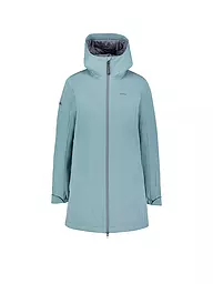 MERU | Cappotto invernale da donna Nora con cappuccio | Grigio chiaro