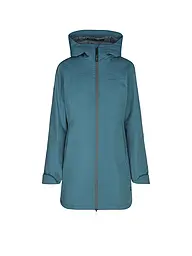 MERU | Cappotto invernale da donna Nora con cappuccio | Petrolio