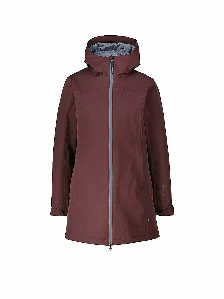 MERU | Cappotto invernale da donna Nora con cappuccio | Marrone