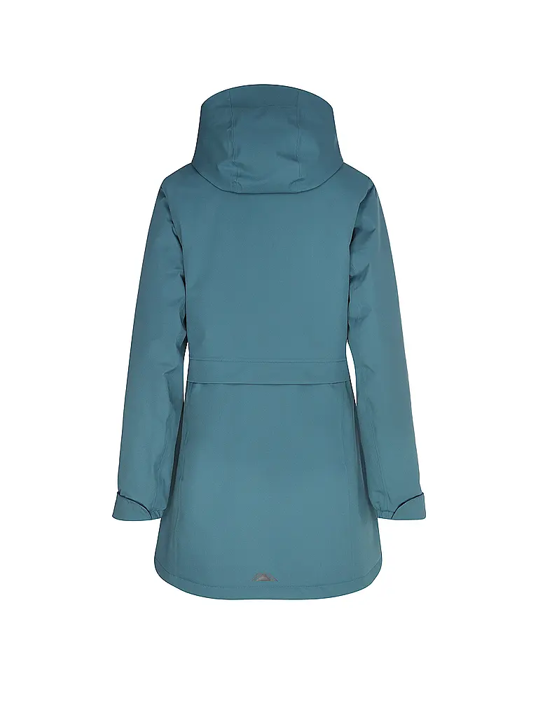 MERU | Cappotto invernale da donna Nora con cappuccio | Petrolio