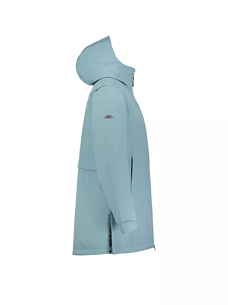 MERU | Cappotto invernale da donna Nora con cappuccio | Grigio chiaro