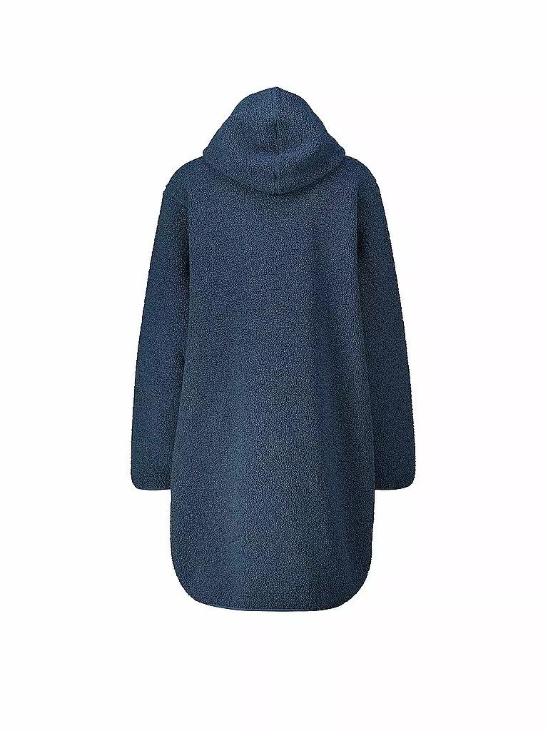 MERU | Cappotto invernale da donna Sigtuna con cappuccio in pile teddy | Blu scuro