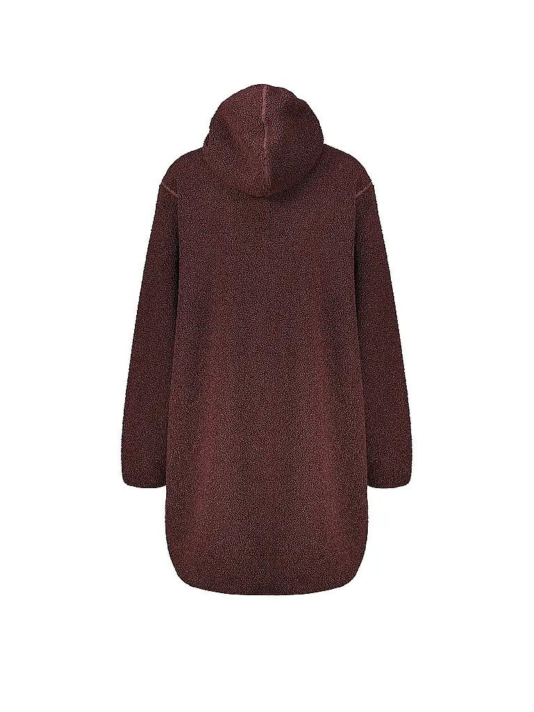 MERU | Cappotto invernale da donna Sigtuna con cappuccio in pile teddy | Rame