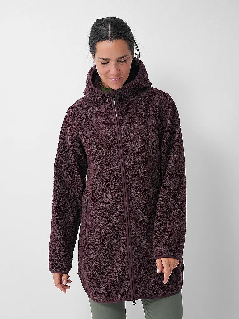 MERU | Cappotto invernale da donna Sigtuna con cappuccio in pile teddy |